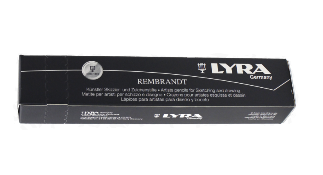 Matita Rembrandt Dry Lyra bianco pastello confezione da 12