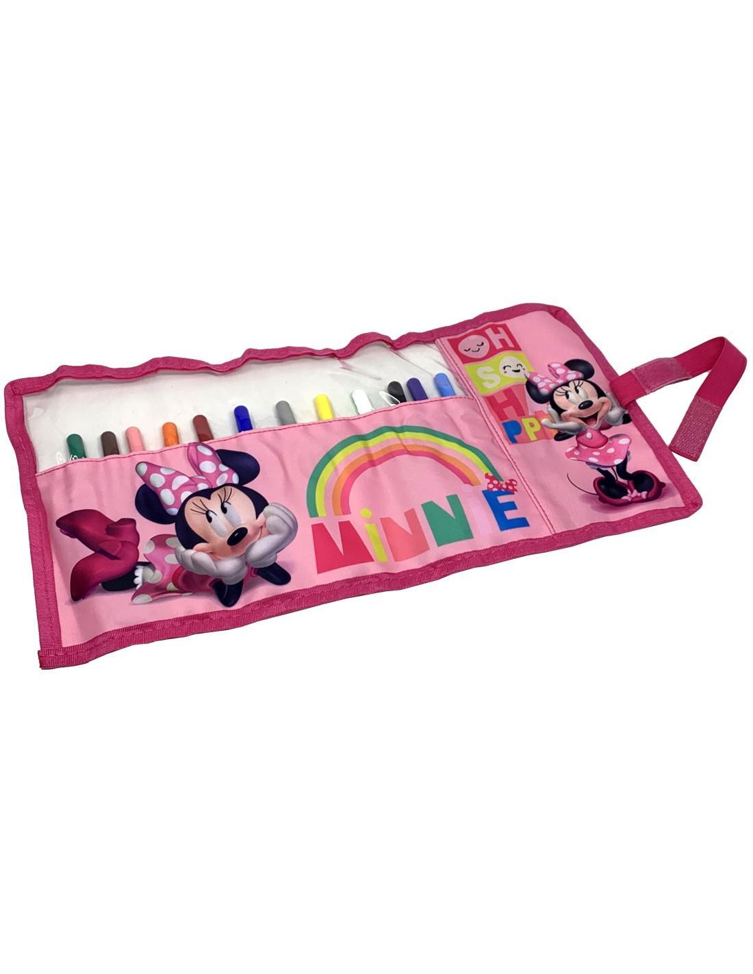 Astuccio roll Minnie con 12 pennarelli Giotto