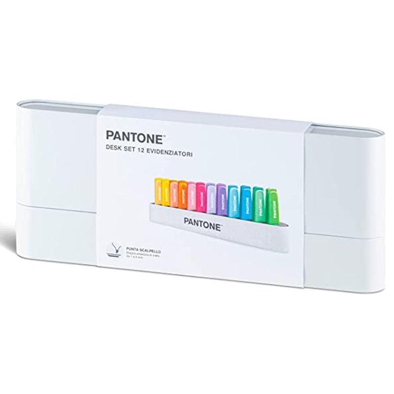 Evidenziatori Pantone set 6 fluo 6 pastello confezione da 12