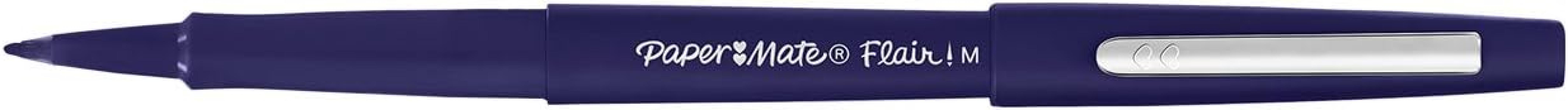 Penna Paper Mate flair nylon 0.7mm blu confezione da 12