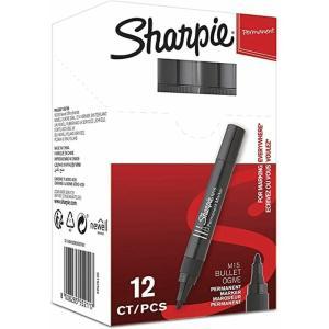 Marcatore sharpie m15 nero confezione da 12