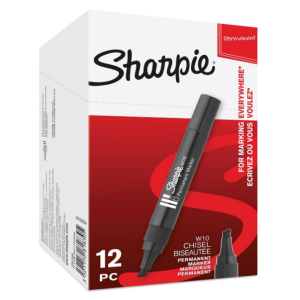 Marcatore sharpie w10 nero confezione da 12