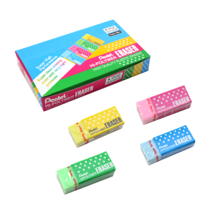 Gomme per cancellare  hi polymer eraser 4 colori confezione da 48