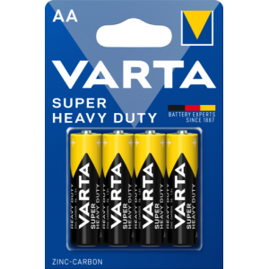 Batteria  super heavy duty aa blister da 4