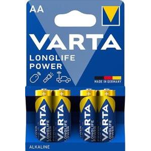 Batteria  longlife power stilo aa blister da 4