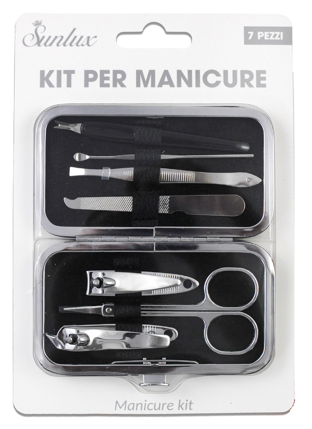 Kit per manicure confezione da 7 pezzi