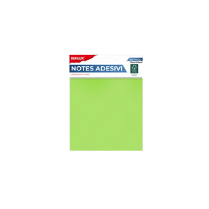 Fogliettini adesivi appunti verde 7,6cm x 7,6cm blocchetto da 100 fogli