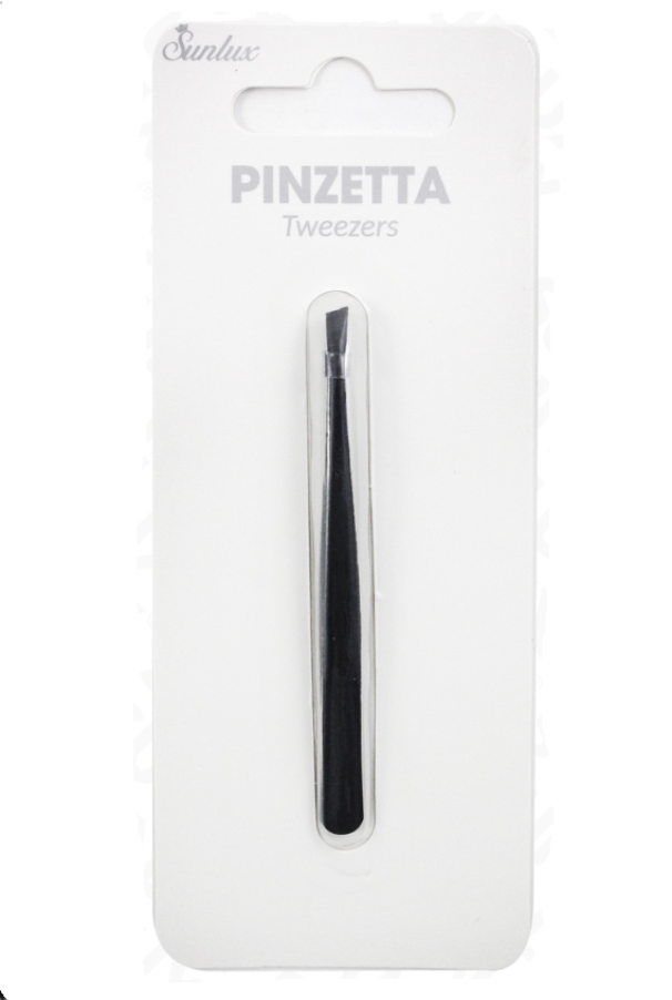 Pinzetta in acciaio inox punta obliqua