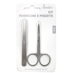 Kit forbicine e pinzette