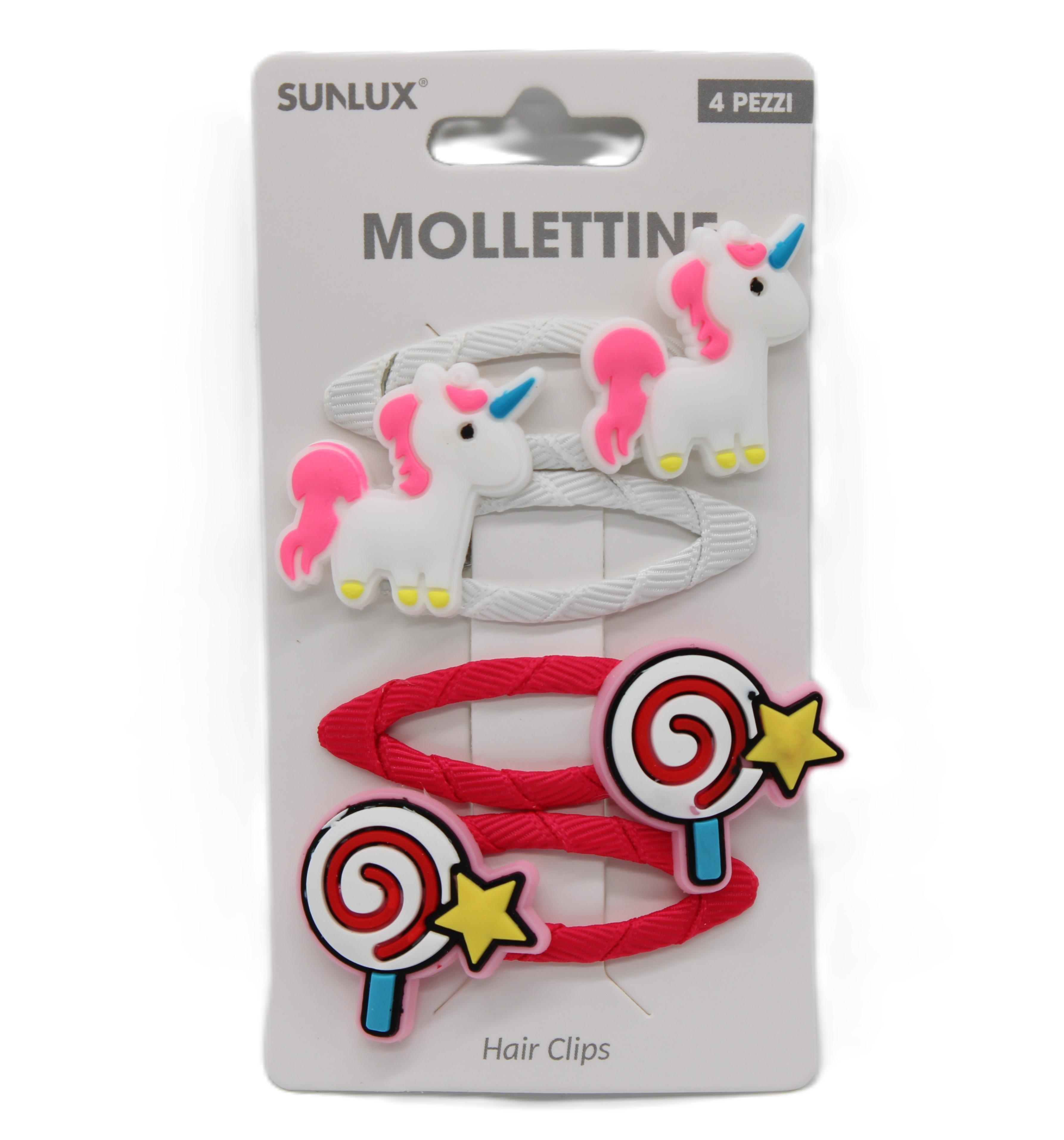 Mollettine con unicorno confezione da 4