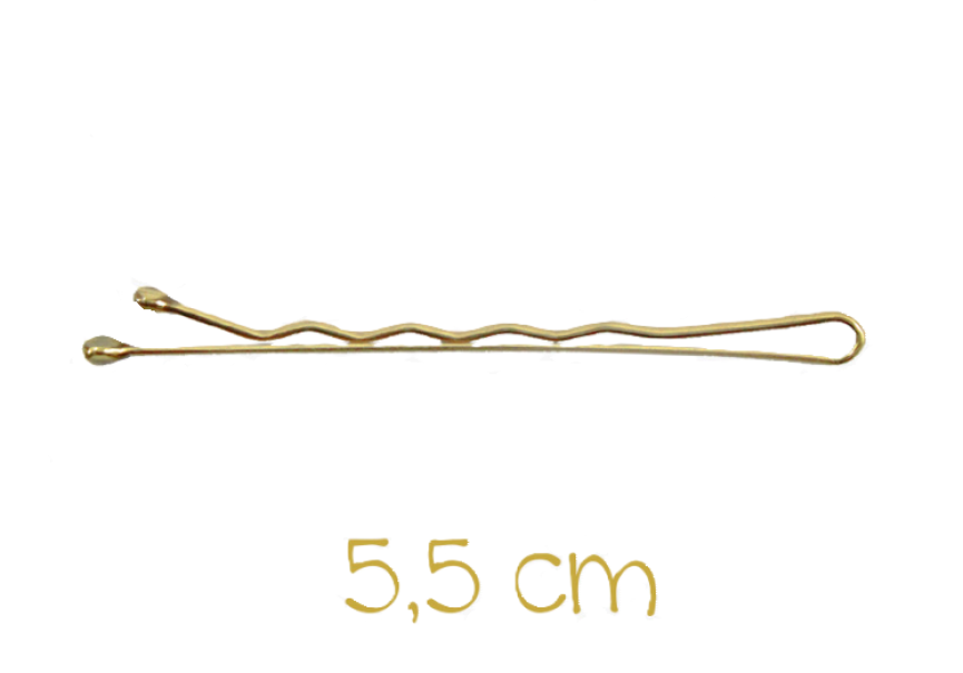 Forcine per capelli Sunlux oro 5.5cm confezione da 30