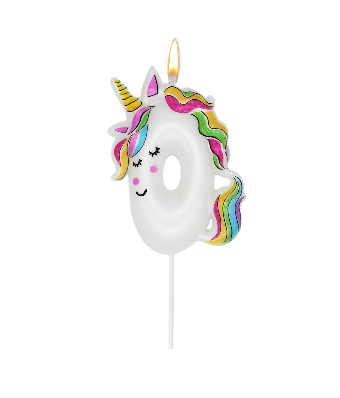 Candelina Unicorn N.0 11cm