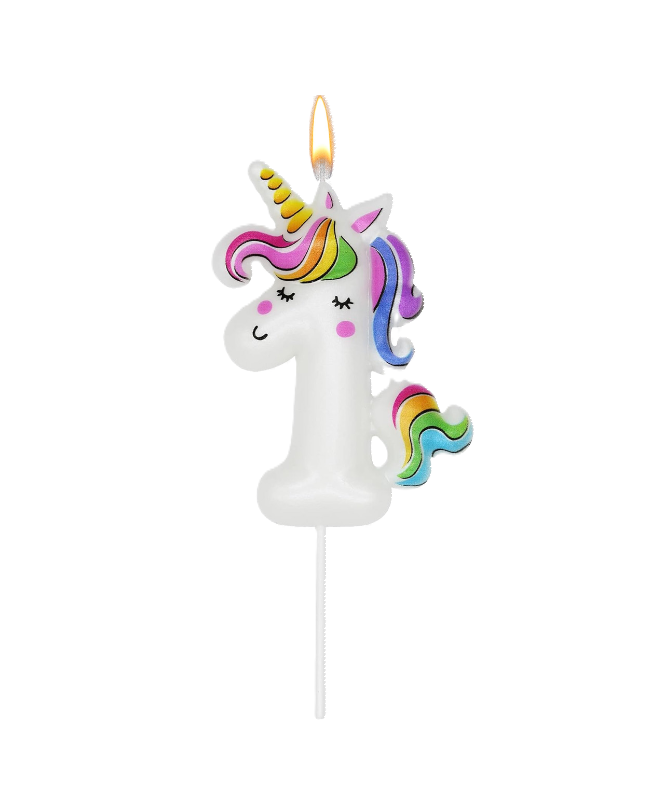 Candelina Unicorn N.1 11cm