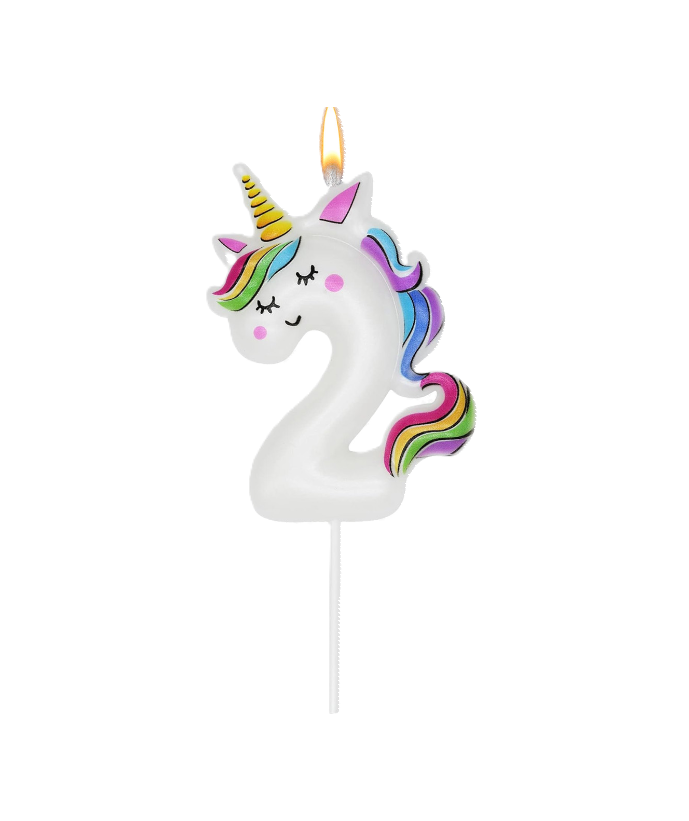 Candelina Unicorn N.2 11cm