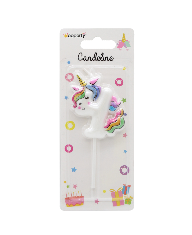 Candelina Unicorn N.4 11cm