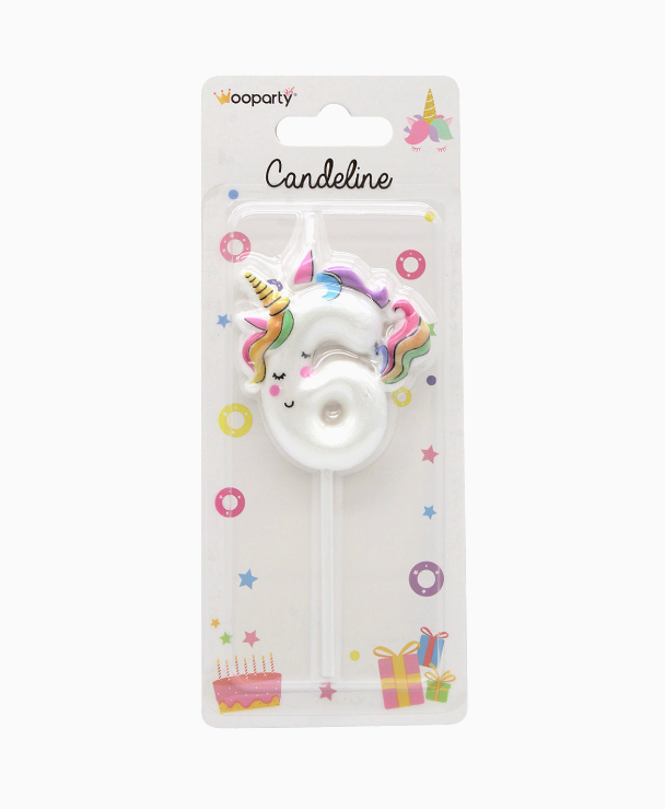 Candelina Unicorn N.6 11cm