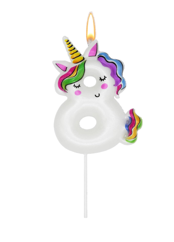 Candelina Unicorn N.8 11cm