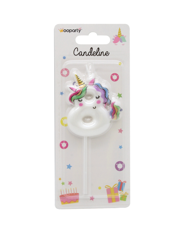 Candelina Unicorn N.8 11cm