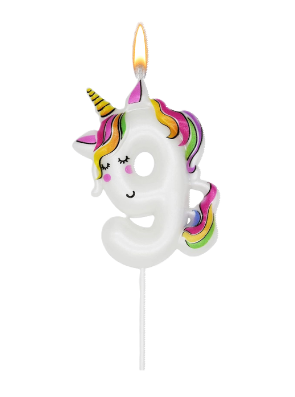 Candelina Unicorn N.9 11cm