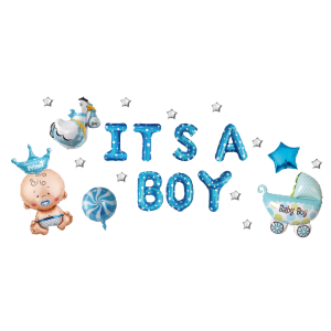 Set palloncini its a boy confezione da 23