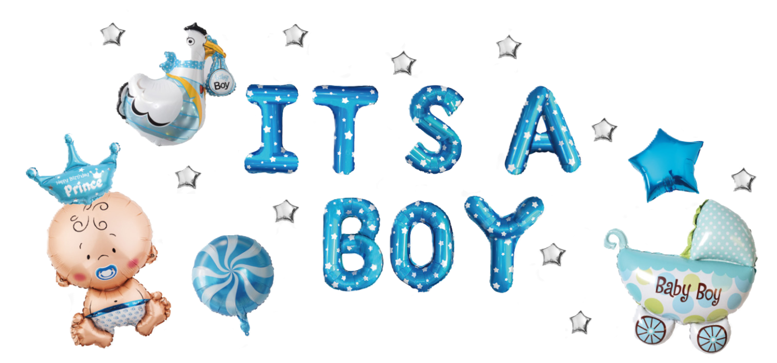 Set palloncini Its a boy confezione da 23