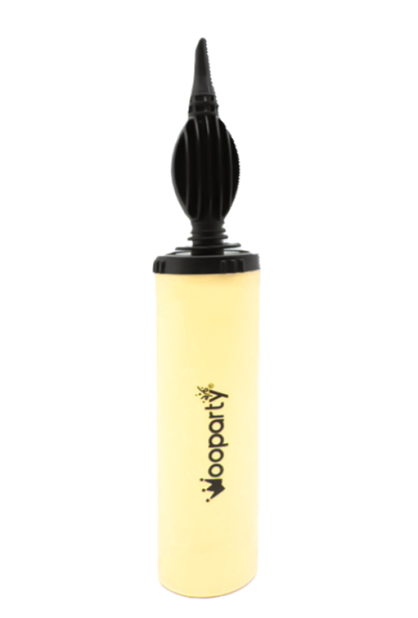 Pompa per palloncini Wooparty giallo pastel