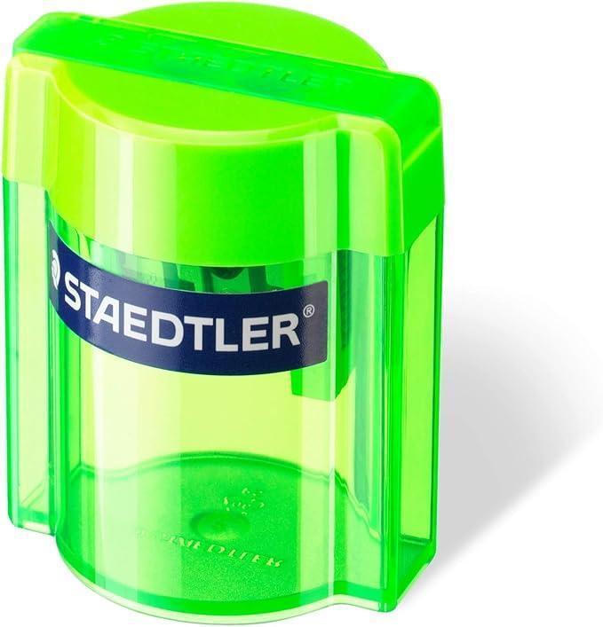 Temperamatite Staedtler verde contenitore 2 fori