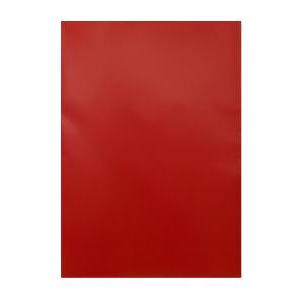 Carta regalo lucida 70x100  rosso 5 fogli