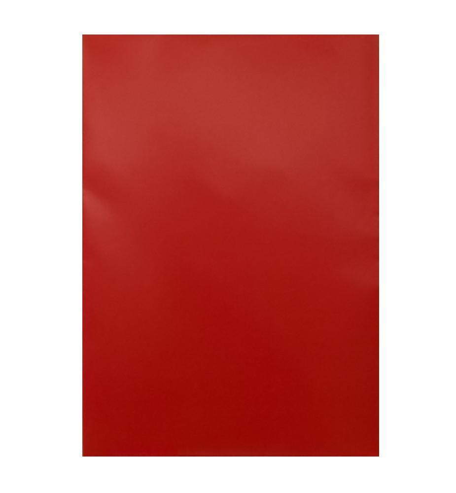 Carta regalo lucida 70x100 Kartos Rosso 5 fogli