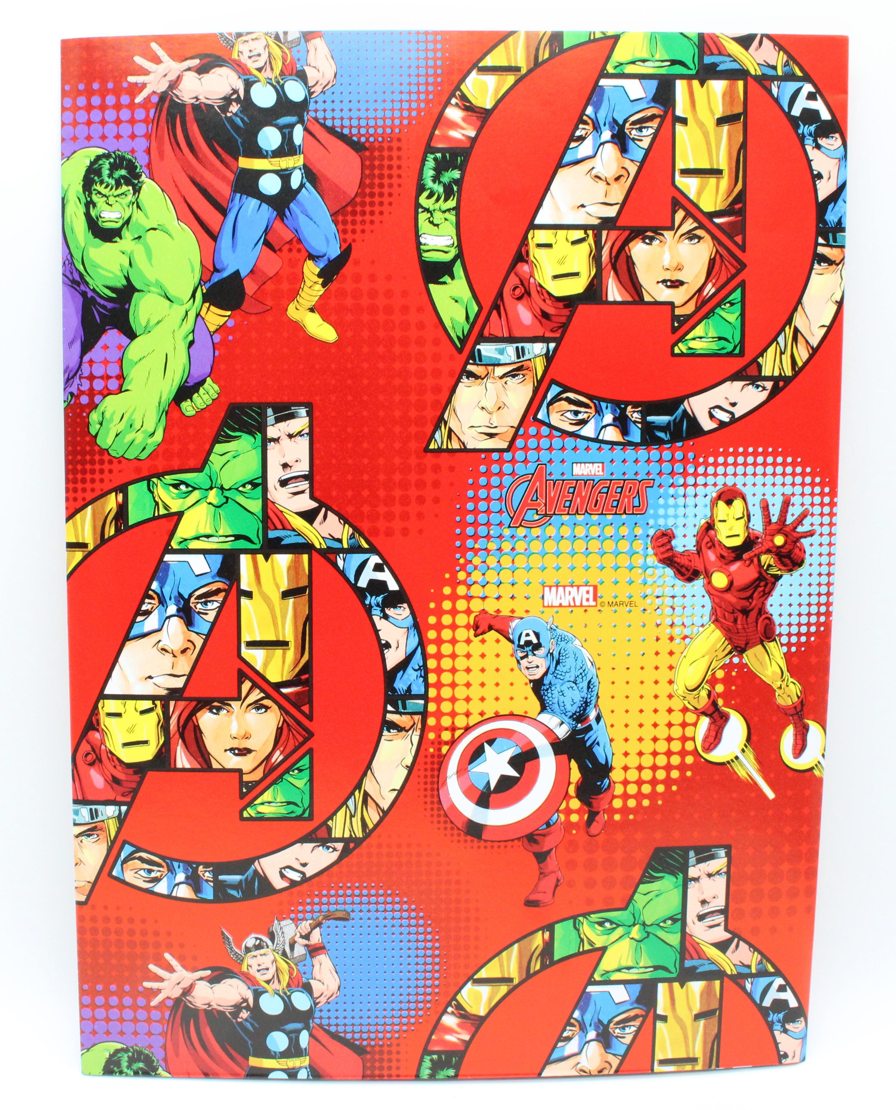 Carta regalo Marvel 70x100 Avengers 1 foglio