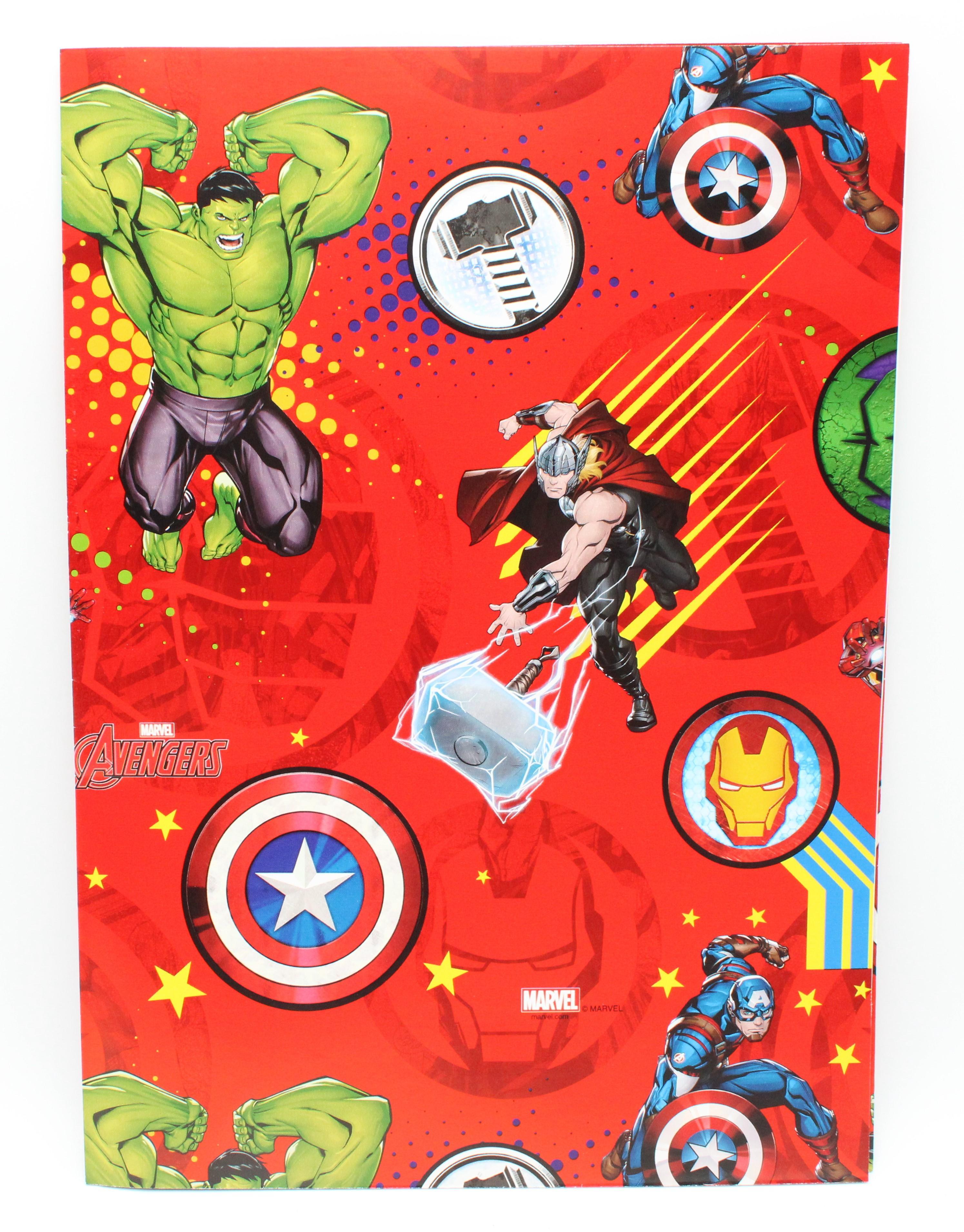 Carta regalo Marvel 70x100 Avengers 1 foglio