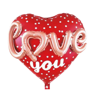 Palloncino i love you 55cm metal