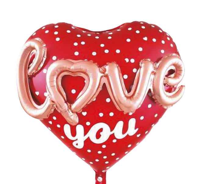 Palloncino I Love You 55cm metal