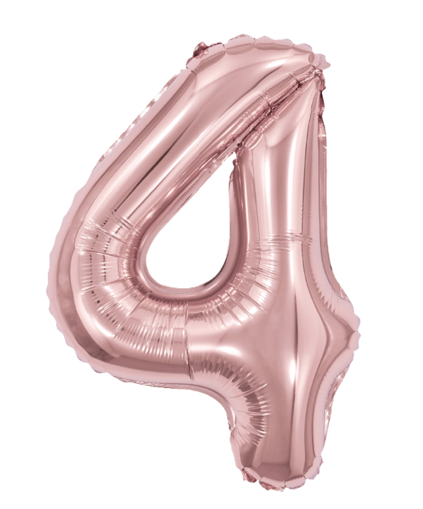 Palloncino n.4 Oro Rosa 35cm