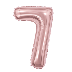 Palloncino n.7 oro rosa 35cm