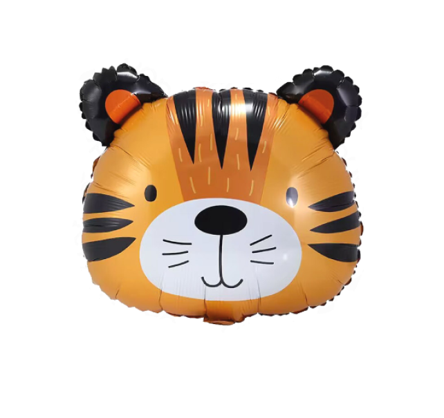 Palloncino metal Tigre 63x56 cm