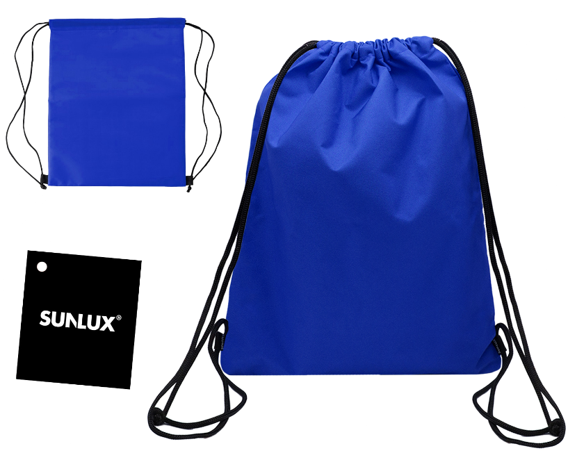 Zaino a sacca Sunlux Blu 43x34 cm