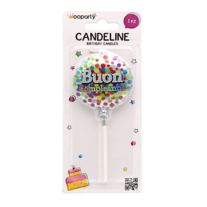 Candelina buon compleanno 11,5cm