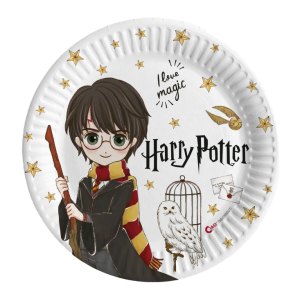 Piatti in carta harry potter 23cm da 8