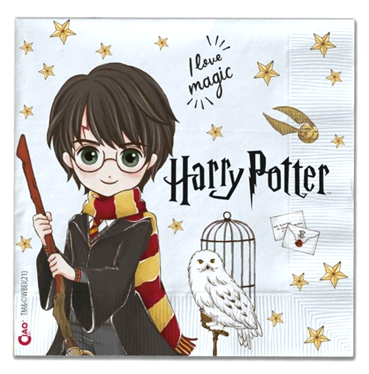 Tovaglioli Harry Potter 33cm 20 pezzi