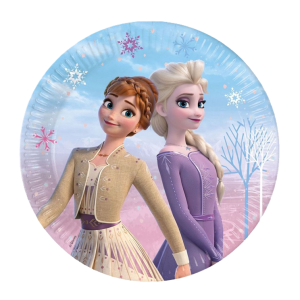 Piatti in carta frozen 23cm 8 pezzi