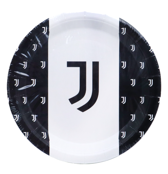 Piatti in carta Juventus 18cm 8 pezzi