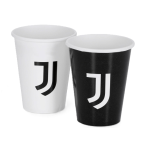 Bicchieri in carta juventus 250ml 8 pezzi