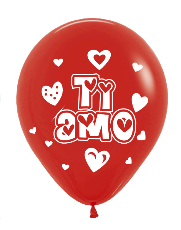 Palloncini Wooparty Ti amo 6pz 12''