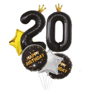 Set palloncini  20anni 6pz