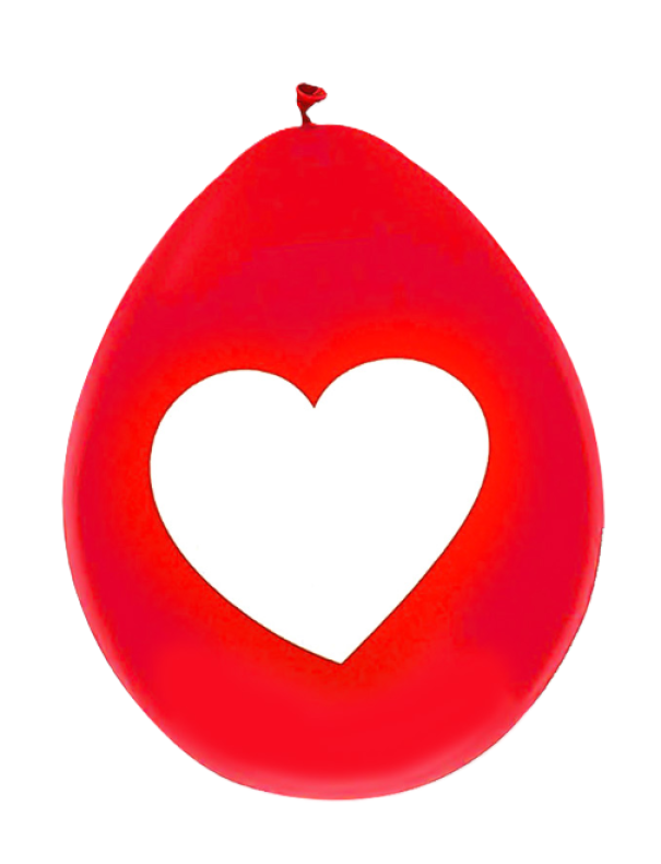 Palloncino cuore 10'' confezione da 10