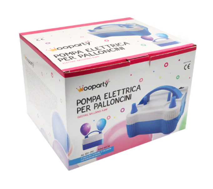 Pompa elettrica per palloncini da 700W con doppio ugello