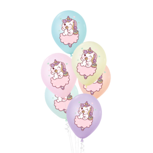 Palloncini unicorn 12''(30cm) confezione da 6pz