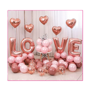 Set palloncini love 83pz assortiti