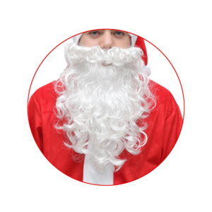 Barba da babbo natale con elastico 100gr